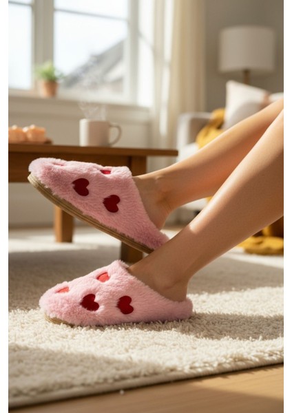 Kadın Günlük Terlik Peluş Içi Yünlü Kürklü Terlik Misafir Çeyiz Bohça Gelin Ev Terliği fiyatları