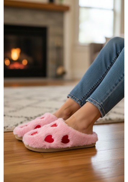 Kadın Günlük Terlik Peluş Içi Yünlü Kürklü Terlik Misafir Çeyiz Bohça Gelin Ev Terliği modelleri