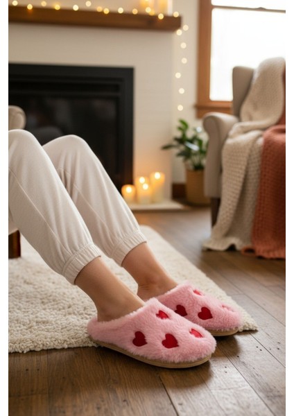 Kadın Günlük Terlik Peluş Içi Yünlü Kürklü Terlik Misafir Çeyiz Bohça Gelin Ev Terliği fırsatları