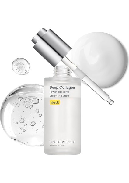 Deep Collagen Power Boosting Cream-Serum / Kolajen Içeren Dolgun ve Glass Skin Etkisi