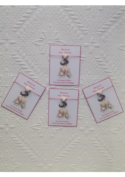 100 Adet Kişiye Özel Gül Inci Model Düğün Nikah Nişan Söz Kına Hatırası Dağıtmalık Hediyelik Bileklik indirimleri