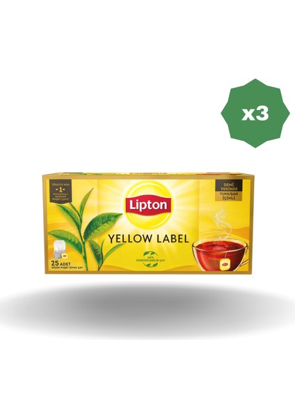 Yellow Label Bardak 25'li - (3 Adet)