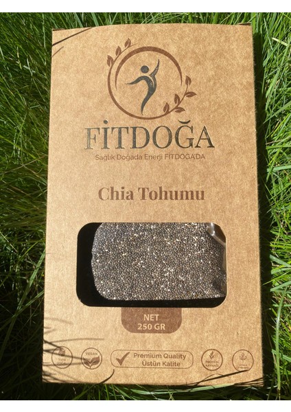 Fitdoğa Premium Chia Tohumu 250 G | Yüksek Lif, Protein ve Omega-3 Kaynağı | %100 Doğal & Katkısız