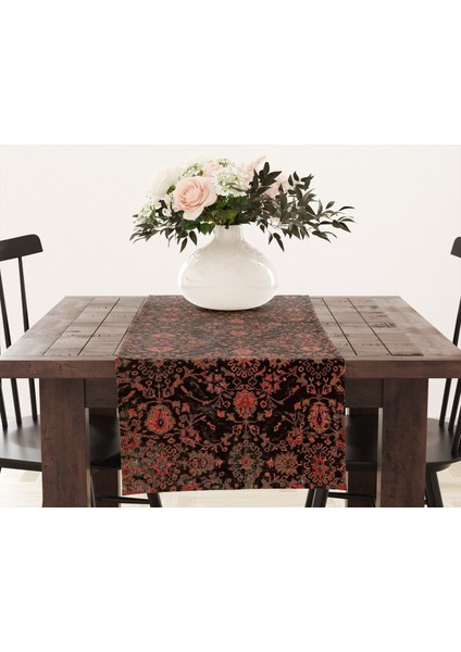 Göz Alıcı Kilim Deseniyle Silinebilir Örtü 33X100 cm modelleri