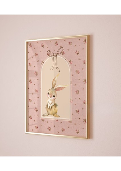 (Çerçevesiz) Pembe Butteryellow Estetik Lale Desen Modern Tasarım Duvar Dekor Çerçevesiz Poster modelleri