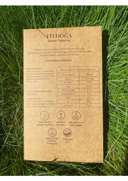 Fitdoğa Premium Keten Tohumu 250 G | Omega-3, Lif ve Protein Kaynağı | Katkısız – %100 Doğal fiyatları