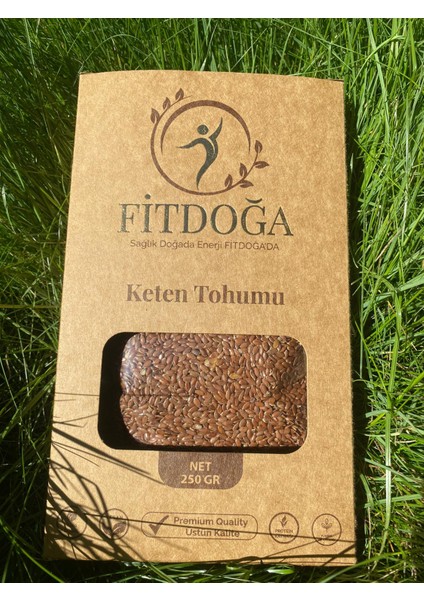 Fitdoğa Premium Keten Tohumu 250 G | Omega-3, Lif ve Protein Kaynağı | Katkısız – %100 Doğal