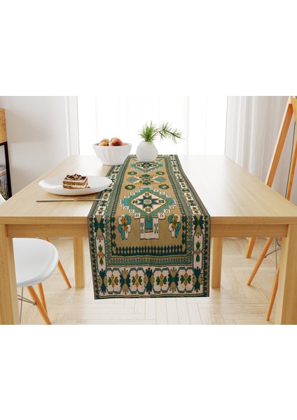 Dekoratif ve Silinebilir Etnik Masa Örtüsü fiyatları