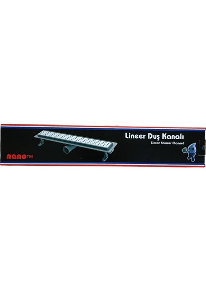 Lineer Klapeli Paslanmaz Çelik Duş Kanalı 20-33-40-50 cm