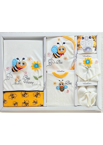 Arılı 10LU Yenidoğan Hastane Çıkışı Bebek Seti