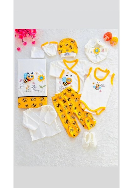 Arılı 10LU Yenidoğan Hastane Çıkışı Bebek Seti modelleri
