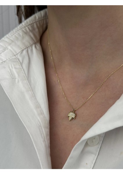 14 Ayar Altın Yaprak Kolye 601 fiyatları