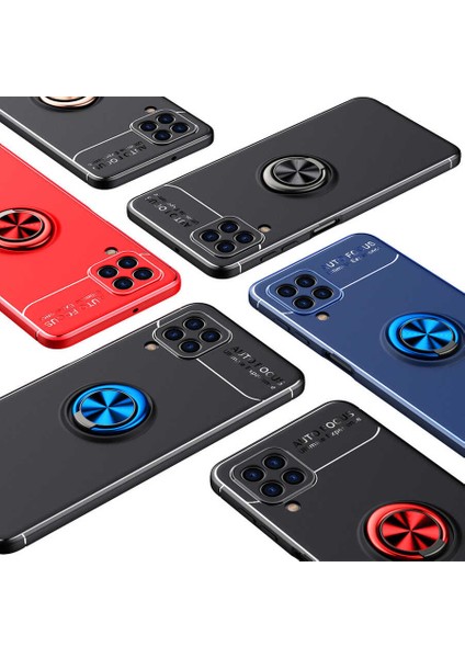 Galaxy M22 Kılıf Senk Ravel Silikon Kapak-Kırmızı modelleri