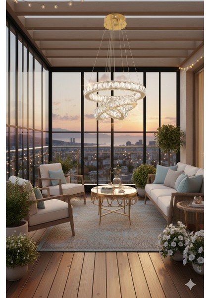 Plaket Kristal Taş Işlemeli Gold Paslanmaz Ledli 20-30-40 cm 3 Renk fırsatları