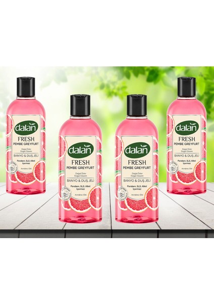 Fresh Pembe Greyfurt Duş Jeli 500 ml 4 Adet