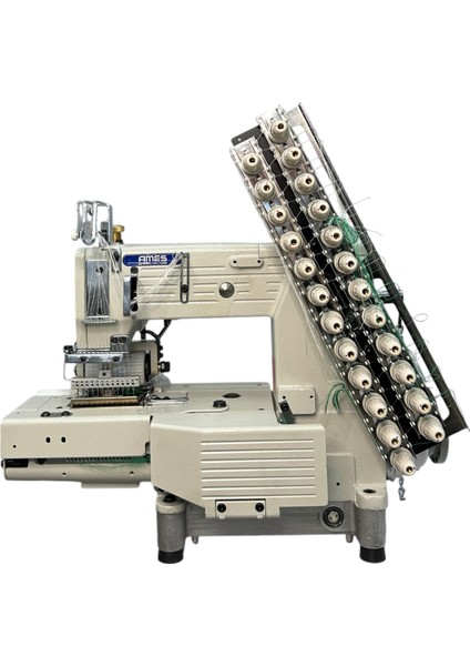 AS-4408-P-UTC Ames Burunlu 8 Iğne 1/4 Iplik Kesmeli Elektronik Lastik