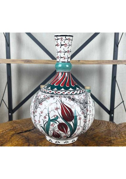 Ateş Lalesi – Vip Iznik Çini Vazo