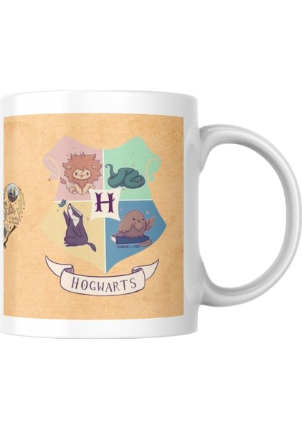 Büyüleyici Kahve Keyfi: Hogwarts Temalı Hediye Kupa Bardak modelleri