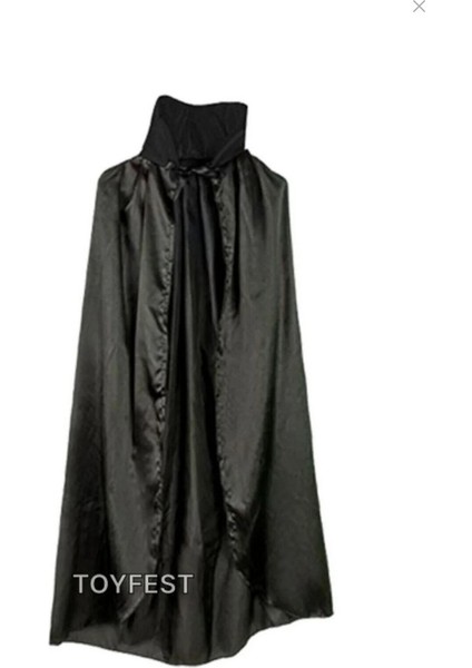 Cadılar Bayramı Siyah Yakalı Pelerin 120 cm Kostüm Parti Aksesuarı modelleri