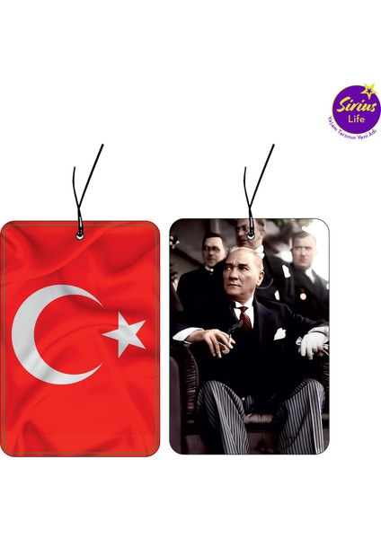 5'li Türk Bayrağı, Atatürk, Osmanlı Tuğralı, Kurtlar Vadisi Pala Tasarımlı Oto, Araç, Araba Kokusu indirimleri
