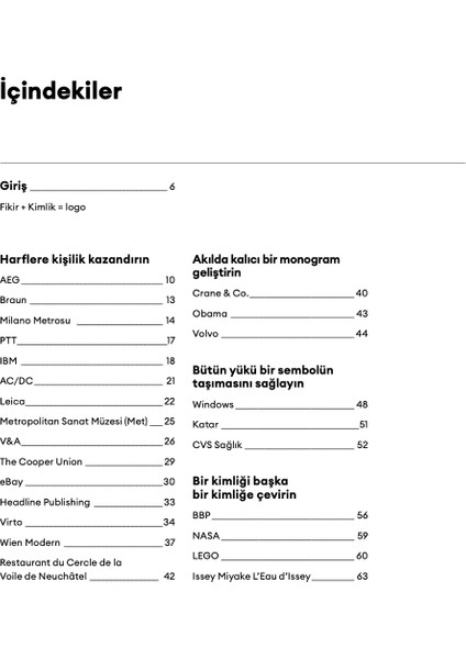 Logo Tasarım Fikirler Kitabı - Steven Heller, Gail Anderson modelleri