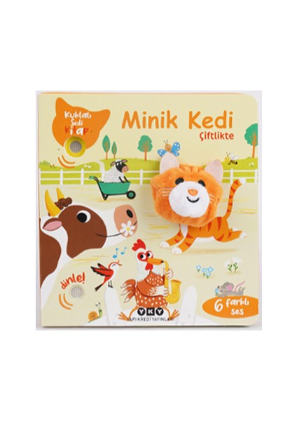Minik Kedi Çiftlikte (Kuklalı Sesli Kitap) - Emilie Collet