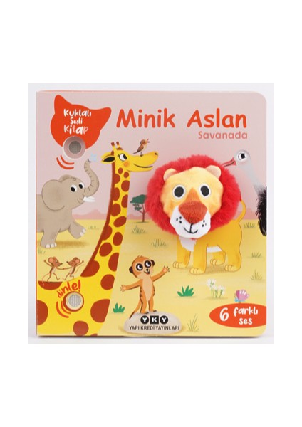 Minik Aslan Savanada (Kuklalı Sesli Kitap) - Emilie Collet