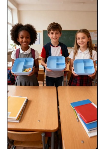 Saklama Kabı Kare 3 Bölmeli fiyatları