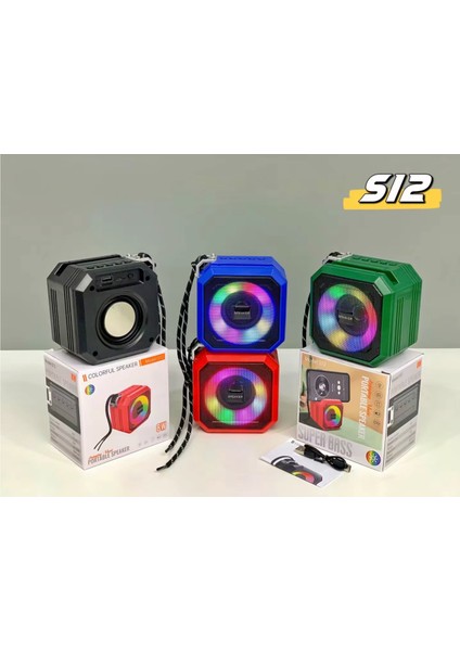 Bluetooth Kablosuz Ses Bombası Hoparlör Tüm Telefonlarla Uyumlu Standlı Sd Kart Radyo Özellikli