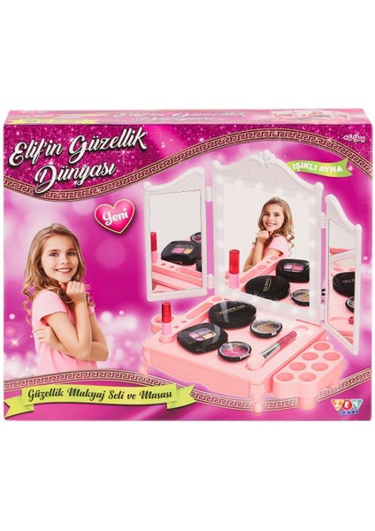 ZEY2044 LED Işıklı Elif'in Güzellik Dünyası Makyaj Seti -Zey Toys fiyatları