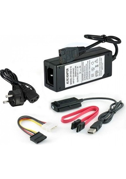 USB 2.0 To Ide-Sata 2,5" ve 3,5" Harici Harddsik Kablosu Seti Combo Set modelleri