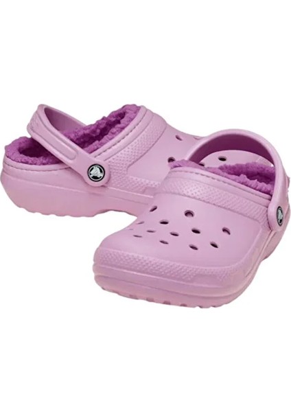 Classic Lined Clog Unisex Sarı Içi Yünlü Günlük Terlik 203591-5BX fiyatları