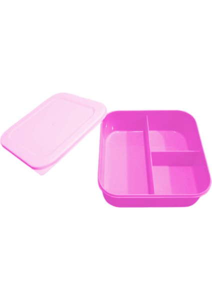 Saklama Kabı Kare 3 Bölmeli