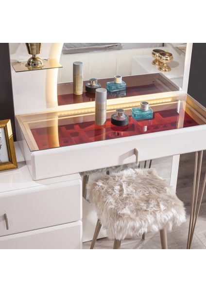 Ada Aynalı Puflu Şifonyer modelleri