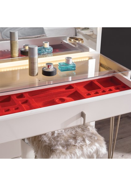 Ada Aynalı Puflu Şifonyer fırsatları