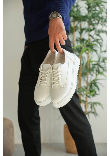 KB-X516 Kuback Beyaz Cilt Günlük Erkek Ayakkabı fırsatları