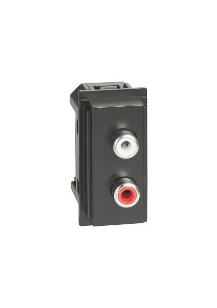 KG4269R L.n. Rca Konnektor,sıyah