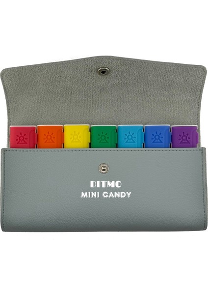 Haftalık Ilaç Kutusu 7 Günlük Sabah Akşam Düzenleyici Set Taşıma Çantalı Gri Renkli Vitamin Organizer modelleri