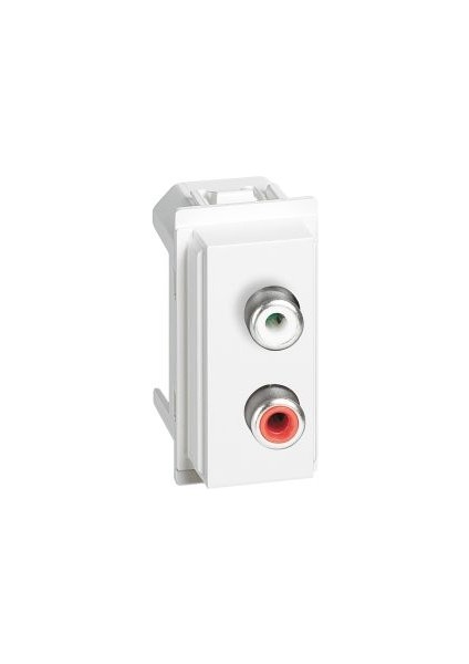 KW4269R L.n. Rca Konnektor,beyaz