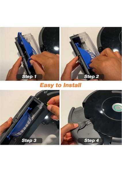 Irobot 6 Serisi 600, 694, 692 Süpürme Robotu Aksesuarları Için 12 Adet Temizleyici Filtre (Yurt Dışından) modelleri