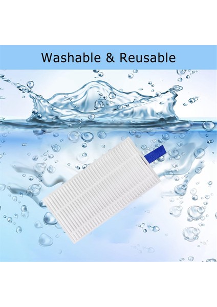 Xiaomi E5 / C108 Süpürme Robotu Aksesuarları Için 12 Adet Temizleyici Filtre Temizleyici Parça Değişimi (Yurt Dışından) fırsatları