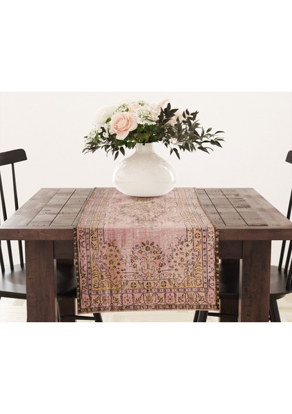 Modern Kilim Desenli Renkli Masa Örtüsü modelleri