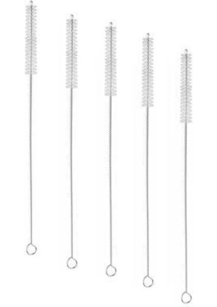 2’li Paslanmaz Çelik Bükülebilir Pipet Temizleme Fırçası modelleri