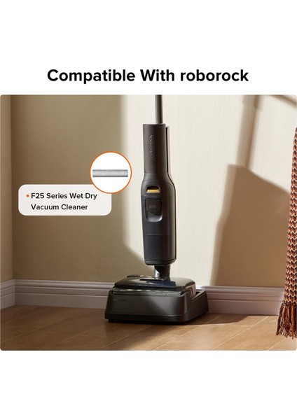 Roborock F25/F25 ALT/F25 ACE/F25 RT/F25 Kombo Rulo Fırça Islak ve Kuru Elektrikli Süpürge Aksesuarları Yedek Parçaları (Yurt Dışından) modelleri