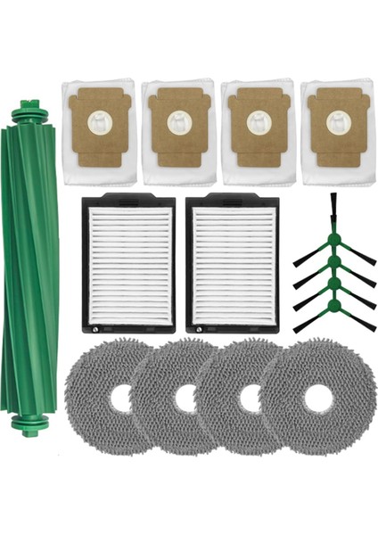 Irobot Roomba Plus 505 COMBO/405 Combo Elektrikli Süpürge Aksesuarları Için 15 Adet Ana Yan Fırça Filtreleri Paspas Pedi Toz Torbası (Yurt Dışından) fiyatları