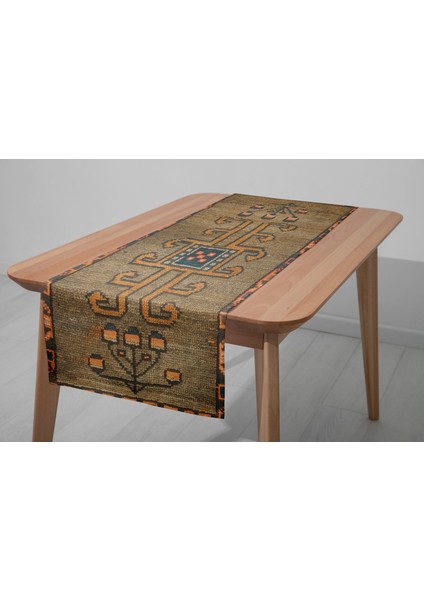 Dekoratif ve Silinebilir Etnik Masa Örtüsü