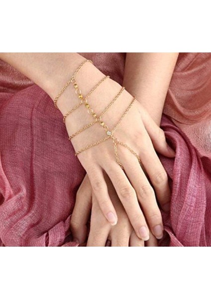 Şık ve Zarif Boncuklu Zincirli Şahmeran