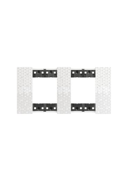 KA4802M2MW Polimer Plastik Çerçeve, 2+2m,