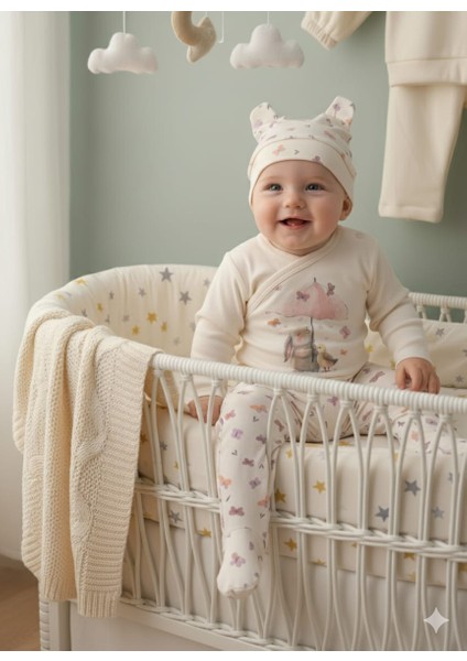 Laura Baby 3 Lü Bebek Zıbın Takım