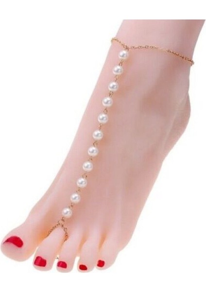 Şıklığınızı Tamamlayan Inci Zincir Halhal